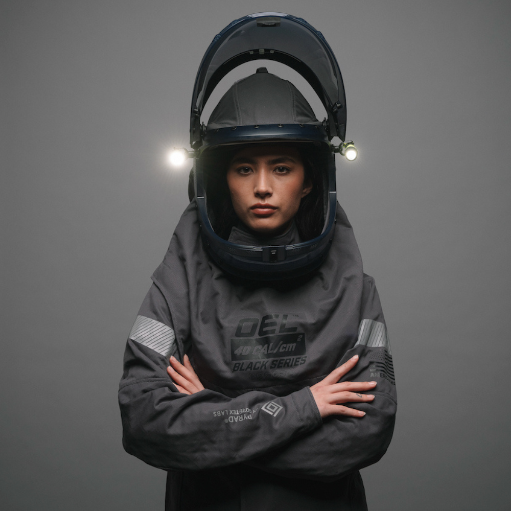 40 Cal Black Series Lift Front Hood from Columbia Safety